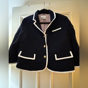 Neiman Marcus Thom Browne Navy Blue Blazer. Size XXL